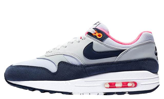 Nike Air Max 1 Grey Navy 319986-116 Womens