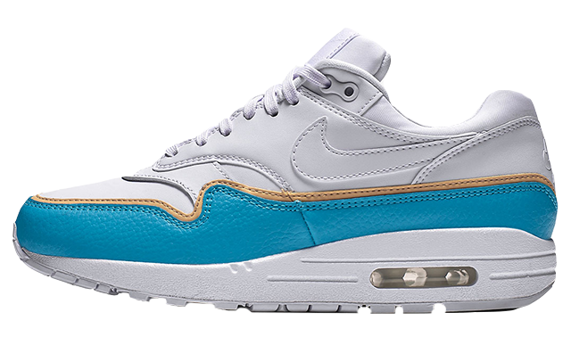 Nike Air Max 1 White Blue | 881101-103