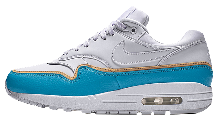 Nike Air Max 1 White Blue | Where To Buy | 881101-103 | The Sole Supplier