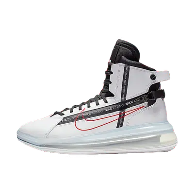 Nike air max 72 saturn white black on sale red