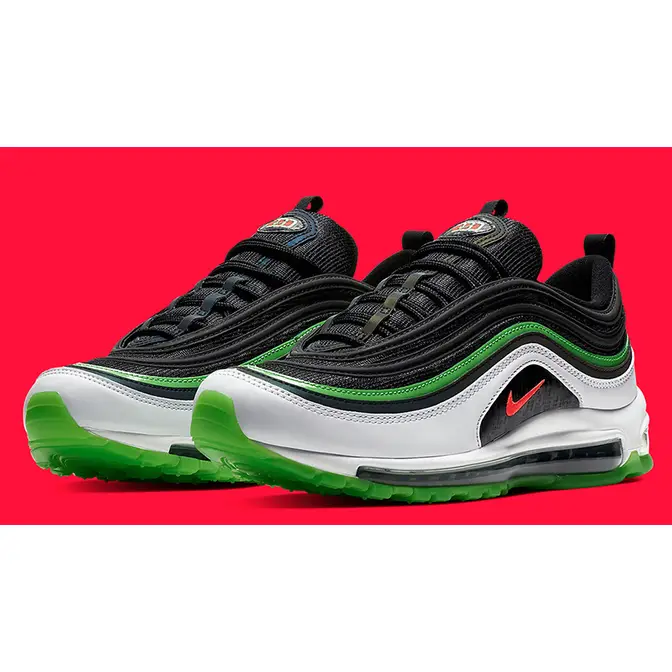 Nike air max hotsell 97 white green red