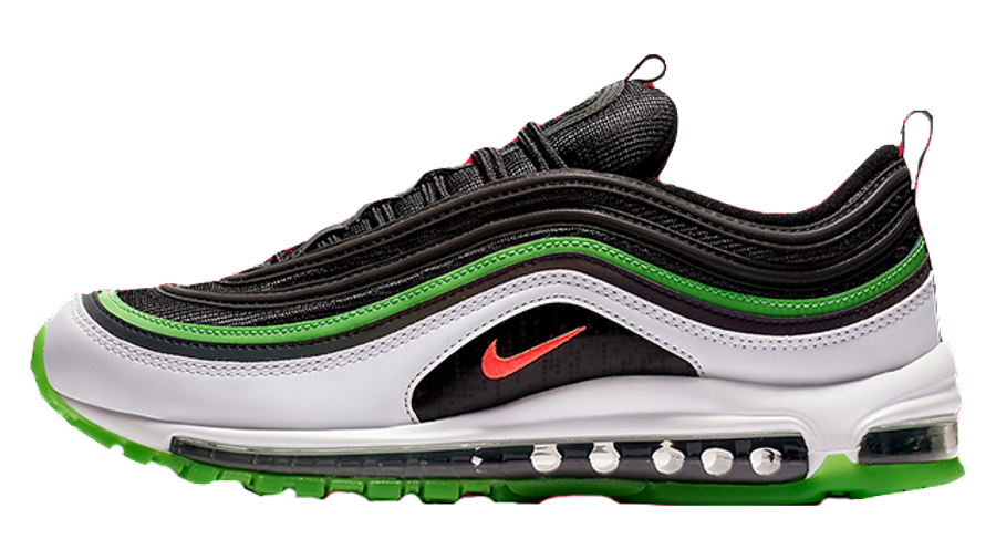 nike air max 97 white and neon green