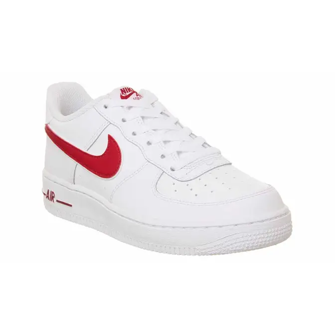 Nike Air Force 1 GS White Red Where To Buy AV6252 101 The