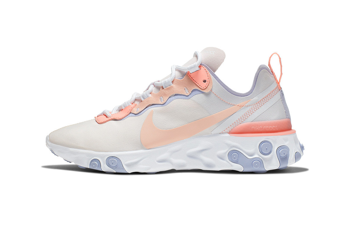 Nike React Element 55 Washed Coral
