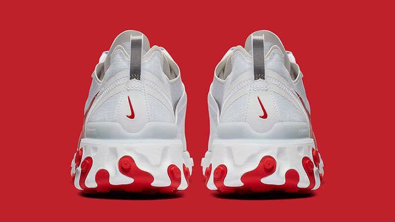 react element 55 white red