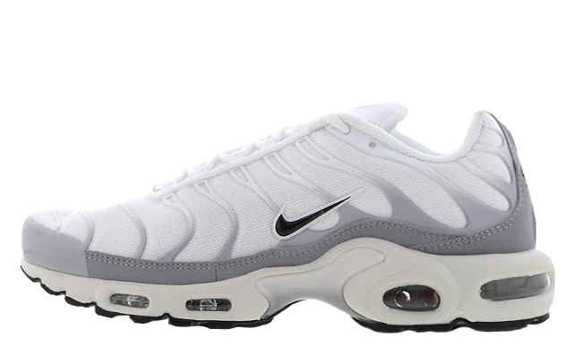 air max plus grey and white