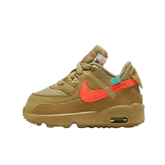 Off-White x Nike Air Max 90 Desert Ore Toddler | To | BV0852-200 The Supplier