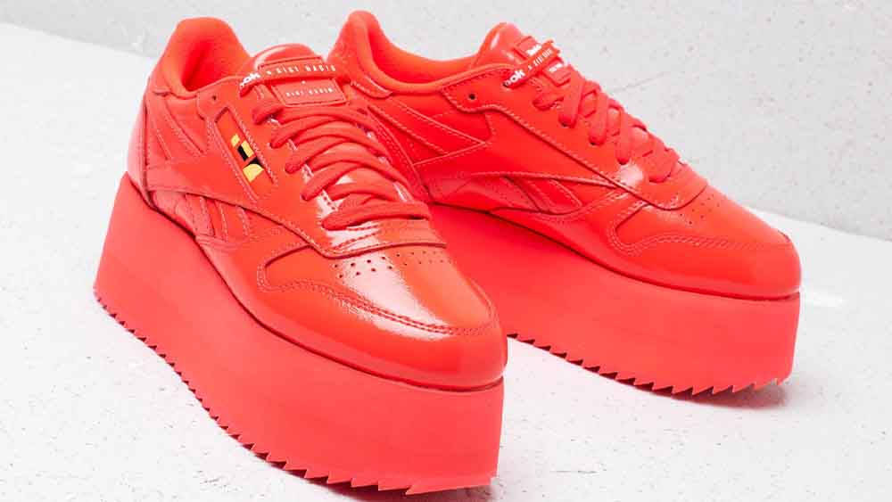 Reebok x Gigi Hadid Classic Leather Triple Platform Red