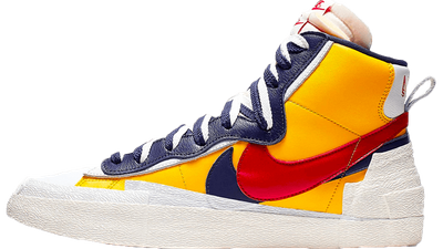 nike sacai blazer mid yellow