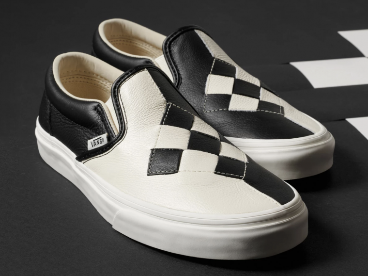 Vans Slip On Woven Leather