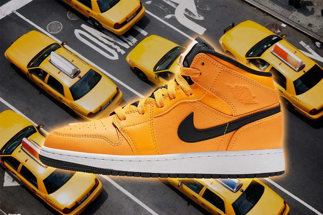 The Air Jordan 1 Mid Gets A New York Taxi-Inspired Makeover | The