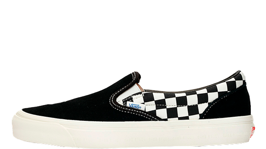 vans slip on black og