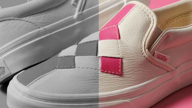 Vans Slip On Woven Leather