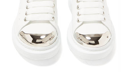 Alexander McQueen's Runway Platform Gets A Metal Touch Alexander McQueen's Runway Platform Gets A Metal Touch