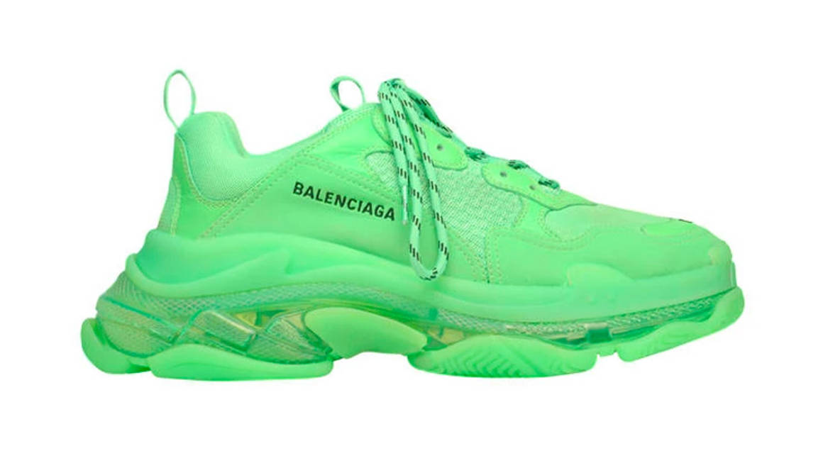 The Neon Trend Has Officially Consumed Balenciaga's Triple S | The Sole ...