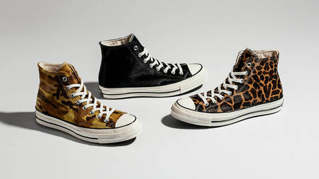 Converse's Chuck 70 Pack Takes A Walk On The Wild Side In Printed Pony Hair Converse's Chuck 70 Pack Takes A Walk On The Wild Side In Printed Pony Hair