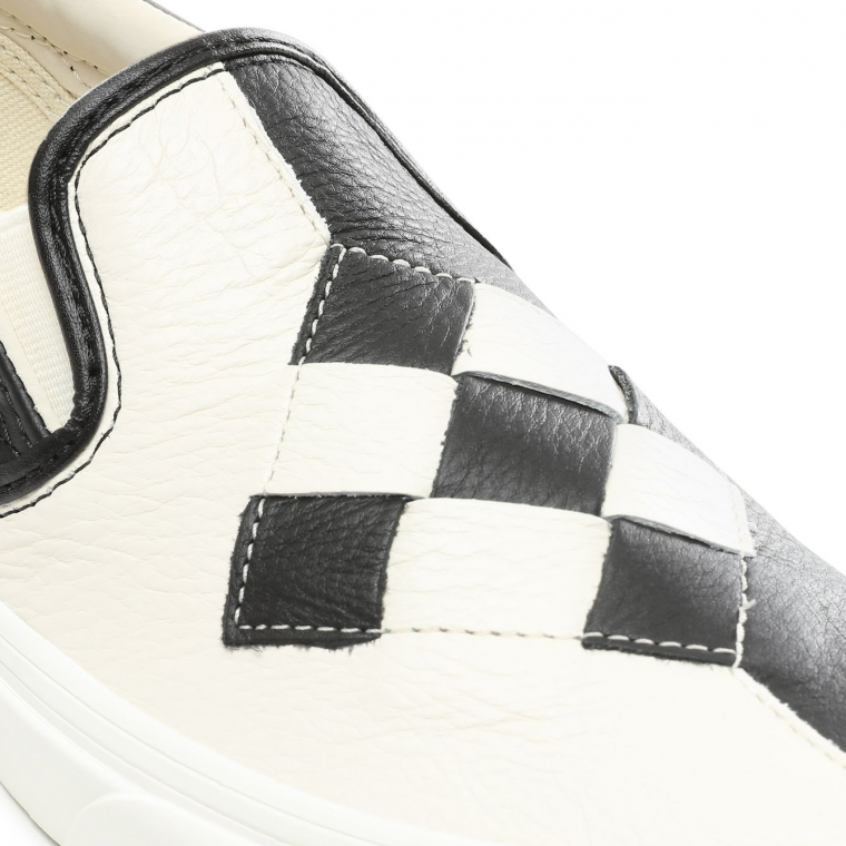 Vans Slip On Woven Leather