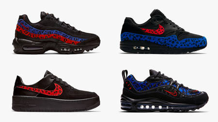 Check Out Nike's Full Habanero Red/Racer Blue Leopard Print Pack