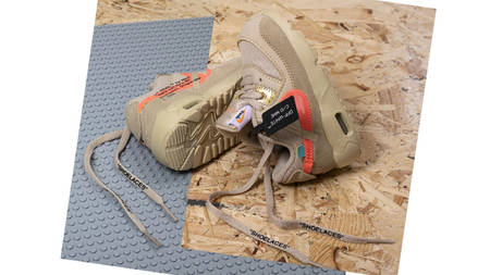 The Off-White x Nike Air Max 90s Are Launching In Kids Sizes