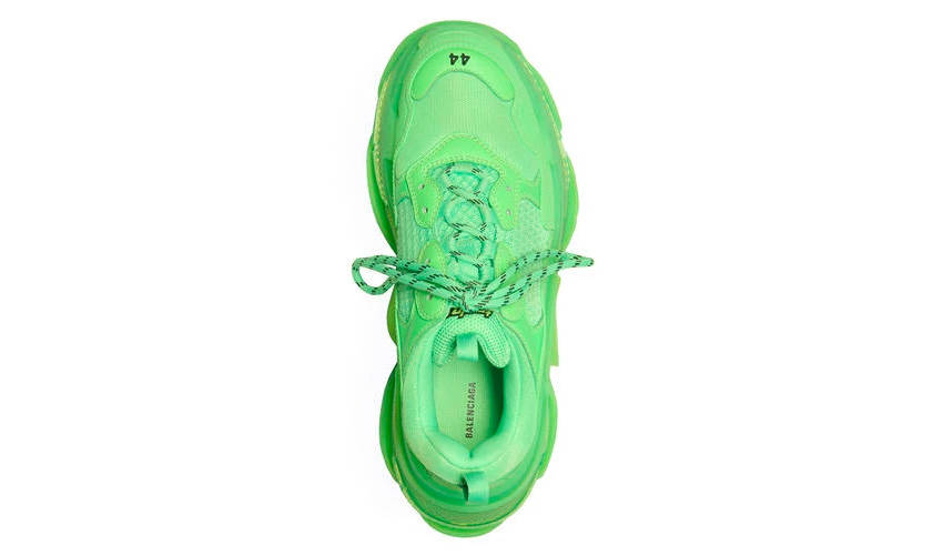 balenciaga neon green sandals