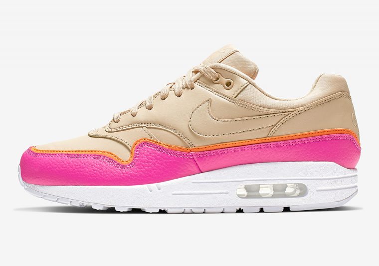 nike air max 1 mudguard tan pink