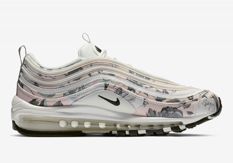 nike air max 97 floral pale pink