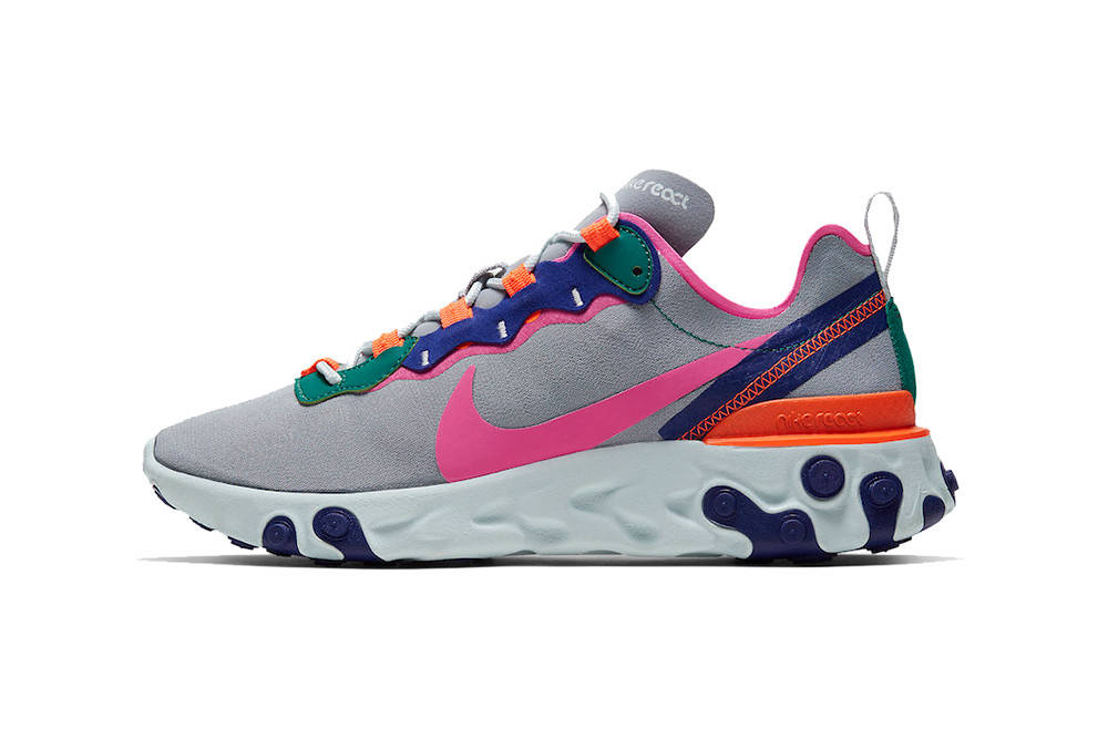 nike react element 55 wolf grey