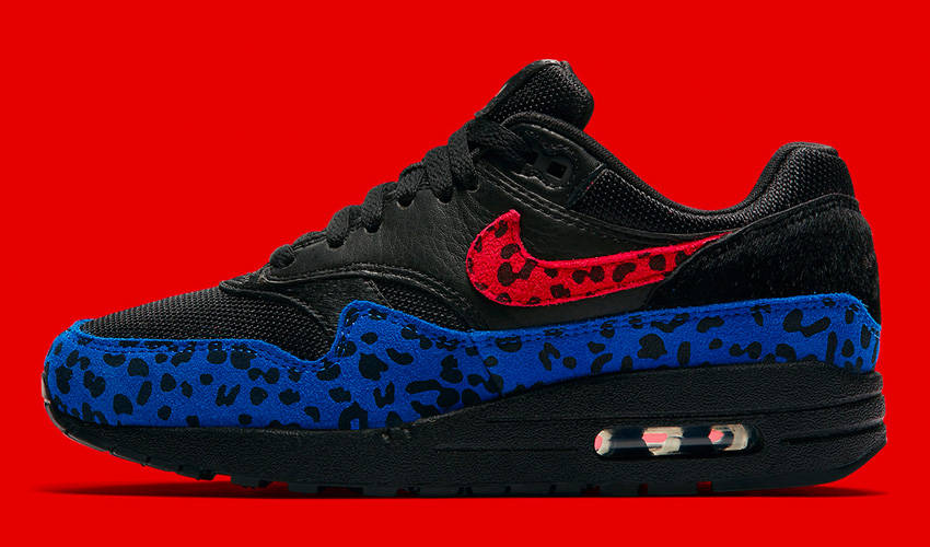 red cheetah print air max