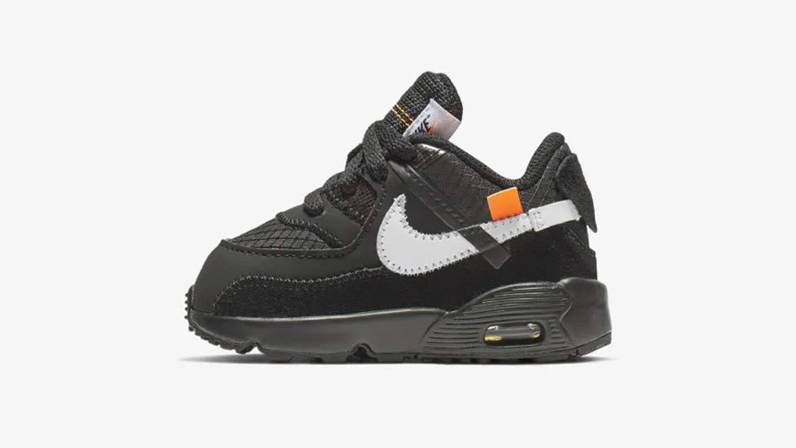 off white nike air max 90 toddler