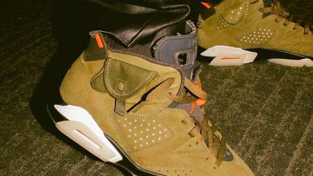 Travis Scott Teases The Air Jordan 6 'Cactus Jack' At The Super Bowl