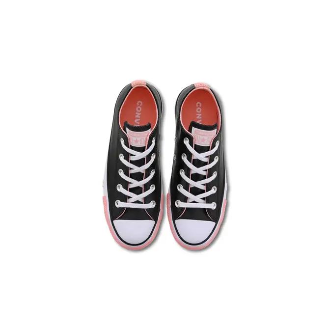 Converse Chuck Taylor Ox Love The Progress GS Black White Pink Where To Buy The Sole Supplier