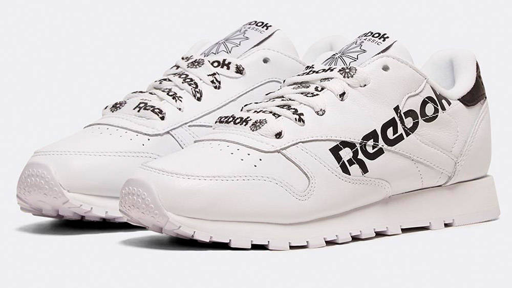Reebok Womens Classic Leather White Black