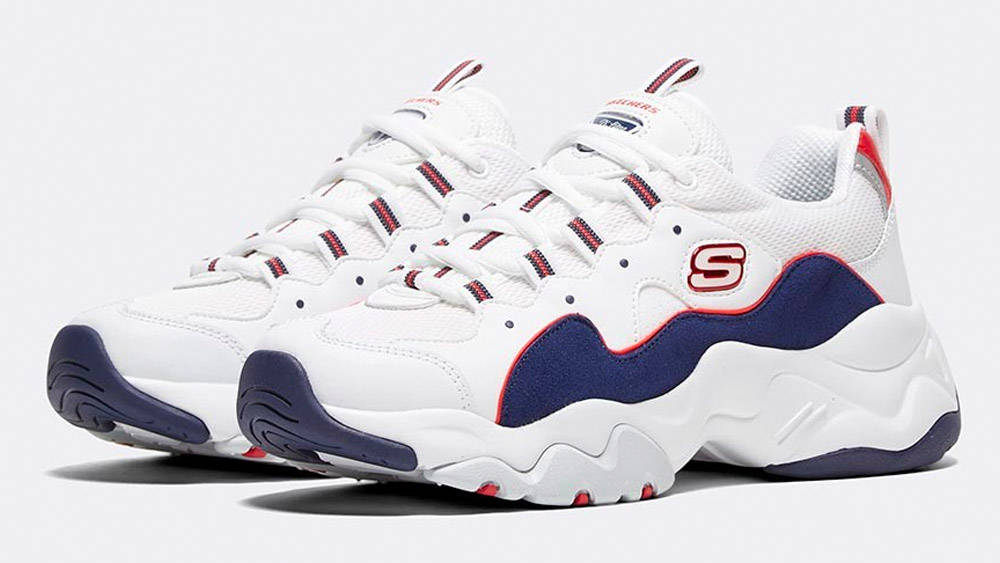 Skechers D'Lites Zenway White Blue