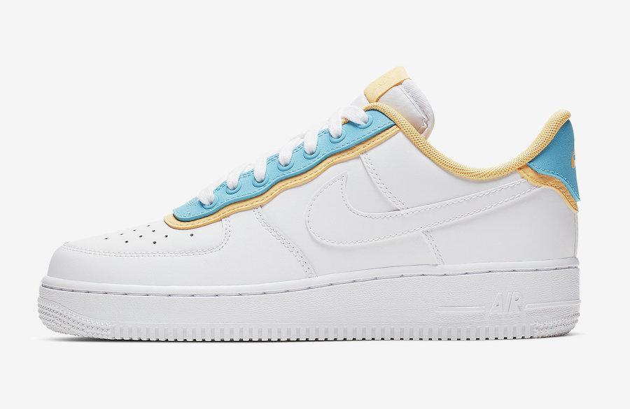 Nike's Air Force 1 Low Gets Layered In Coloured Panels