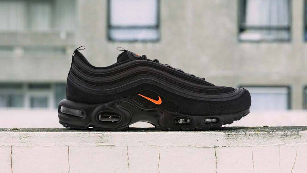 The Nike Air Max Plus 97 ‘Black/Hyper Crimson’ Is The Only Hybrid Sneaker You Need Classics Collide For The Nike Air Max Plus 97 ‘Black/Hyper Crimson’