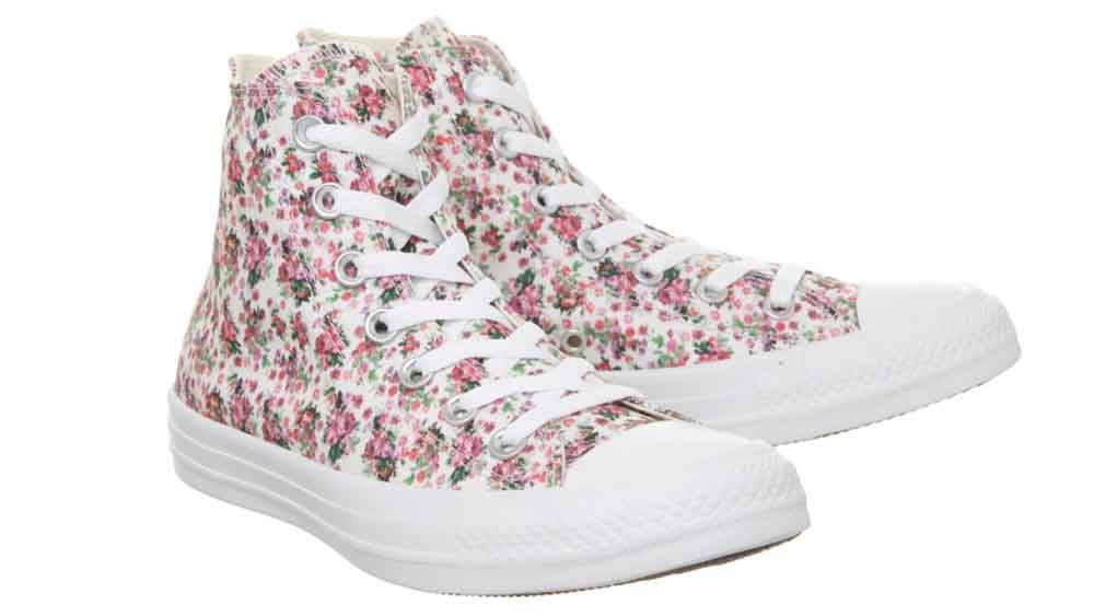 Converse Chuck Taylor All Star Hi Floral Pink