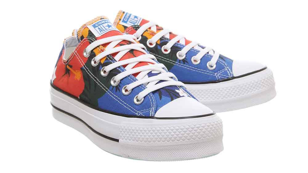 Converse Chuck Taylor All Star Low Platform Floral Multi