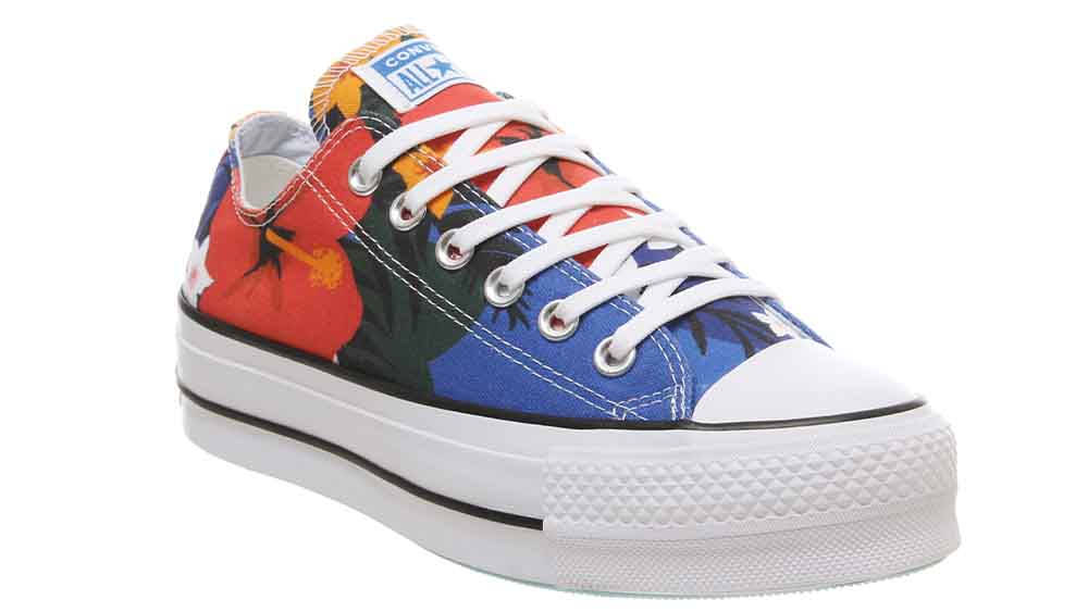 Converse Chuck Taylor All Star Low Platform Floral Multi