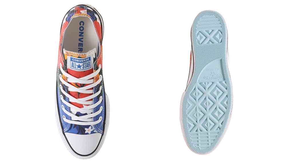 Converse Chuck Taylor All Star Low Platform Floral Multi