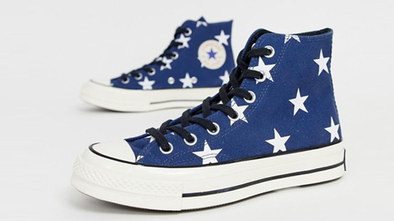 Converse Chuck 70 Star Print Blue White