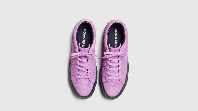 Converse One Star Purple Black Womens