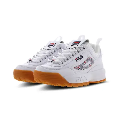 Fila disruptor white clearance orange