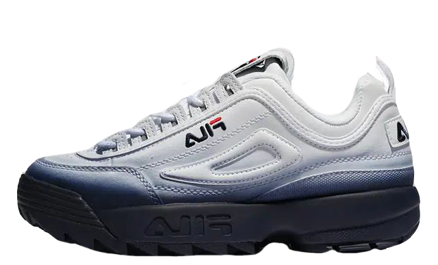 Fila Disruptor II White Navy Spray Paint | Where To Buy | TBC | The ...