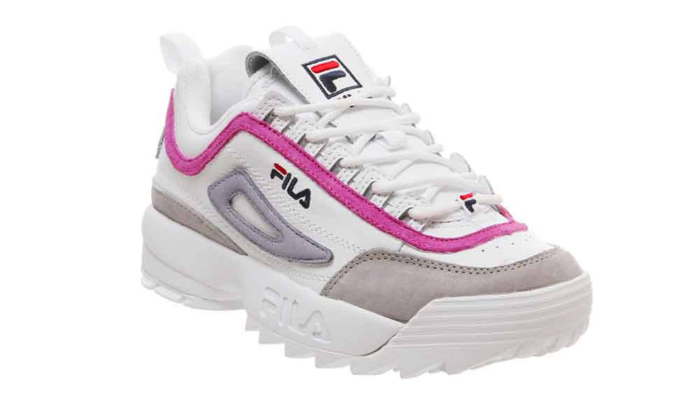 Fila white pink outlet shoes