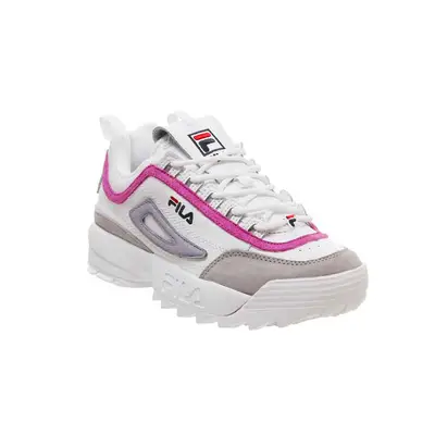 Fila disruptor ii pink deals and white