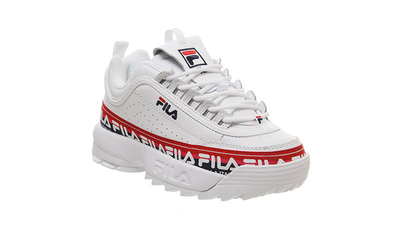 Fila Disruptor II White Tape
