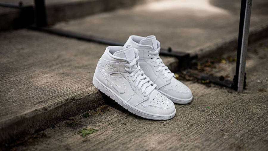Jordan 1 Mid White | Where To Buy | 554724-129 | The Sole Supplier