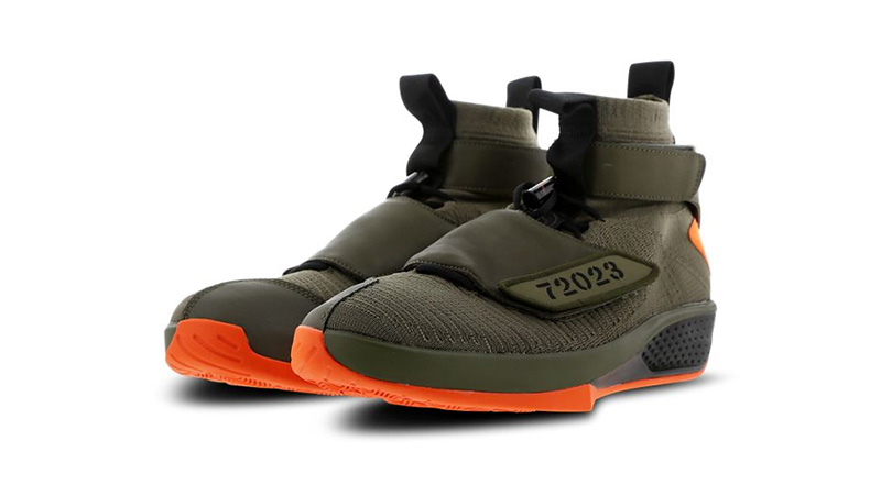 Jordan 1 XX Flyknit Olive Orange