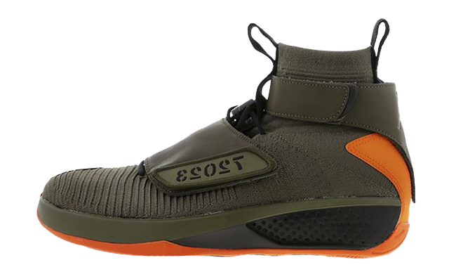Jordan 1 XX Flyknit Olive Orange