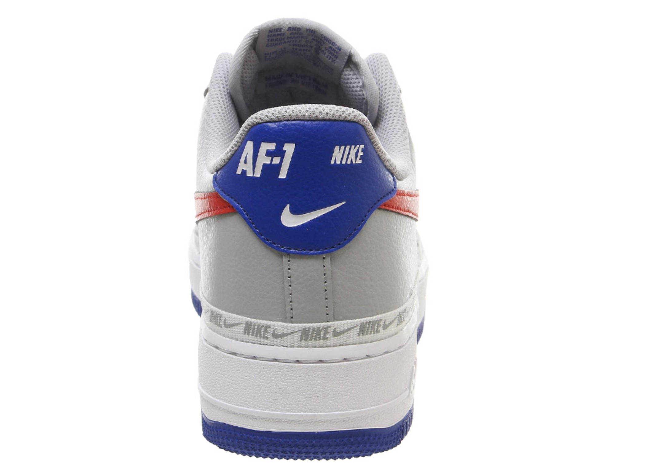 Nike Air Force 1 07 Grey Blue Ribbon